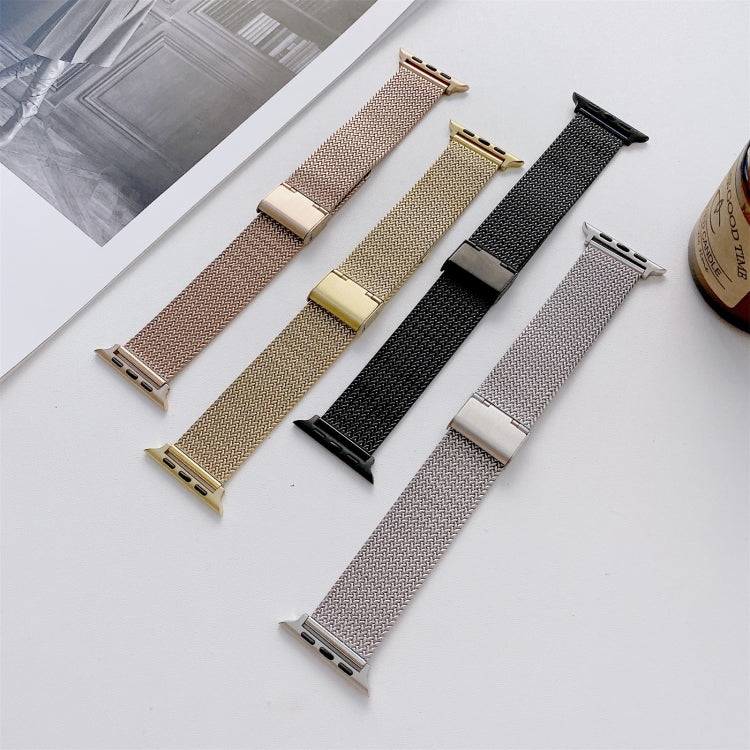 Cinturino di ricambio per cinturino in acciaio dritto con fibbia a forma di V per la serie Apple Watch, 7 41mm / 6&SE&5&4 40mm / 3&2&1 38mm, 7 45mm / 6&SE&5&4 44mm / 3&2&1 42mm