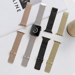 Cinturino di ricambio per cinturino in acciaio dritto con fibbia a forma di V per la serie Apple Watch, 7 41mm / 6&SE&5&4 40mm / 3&2&1 38mm, 7 45mm / 6&SE&5&4 44mm / 3&2&1 42mm