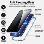 Custodia vetro temperato magnetica per iPhone 13 mini