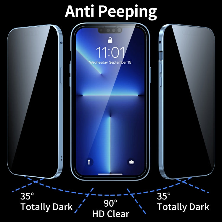 Custodia vetro temperato magnetica per iPhone 13 mini