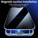 Custodia vetro temperato magnetica per iPhone 13 mini