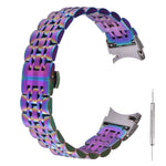 Cinturino di ricambio per cinturino in acciaio inossidabile a sette sfere, For Samsung Galaxy Watch4 40mm/44mm