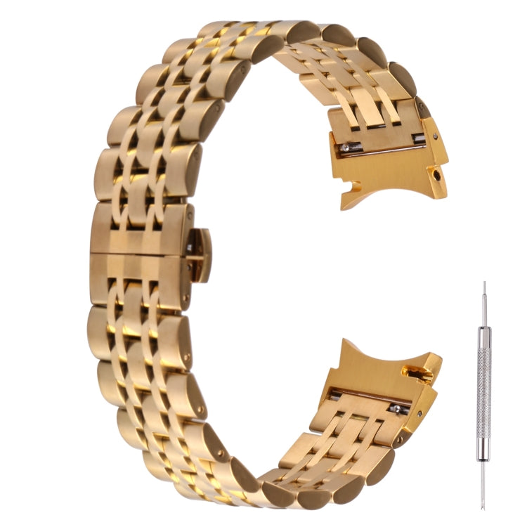 Cinturino di ricambio per cinturino in acciaio inossidabile a sette sfere, For Samsung Galaxy Watch4 40mm/44mm