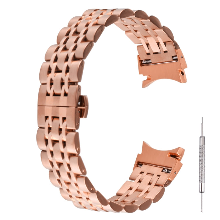 Cinturino di ricambio per cinturino in acciaio inossidabile a sette sfere, For Samsung Galaxy Watch4 40mm/44mm
