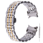 Cinturino di ricambio per cinturino in acciaio inossidabile a sette sfere, For Samsung Galaxy Watch4 40mm/44mm
