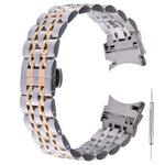 Cinturino di ricambio per cinturino in acciaio inossidabile a sette sfere, For Samsung Galaxy Watch4 40mm/44mm