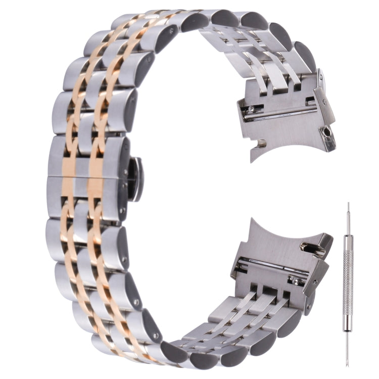 Cinturino di ricambio per cinturino in acciaio inossidabile a sette sfere, For Samsung Galaxy Watch4 40mm/44mm
