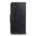 Custodia per telefono in pelle a conchiglia orizzontale con struttura Crazy Horse di Mirren con supporto e slot per schede, For Samsung Galaxy A13 5G