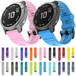 Per Garmin Fenix 6 22mm cinturino in silicone per cinturino di ricambio per smartwatch