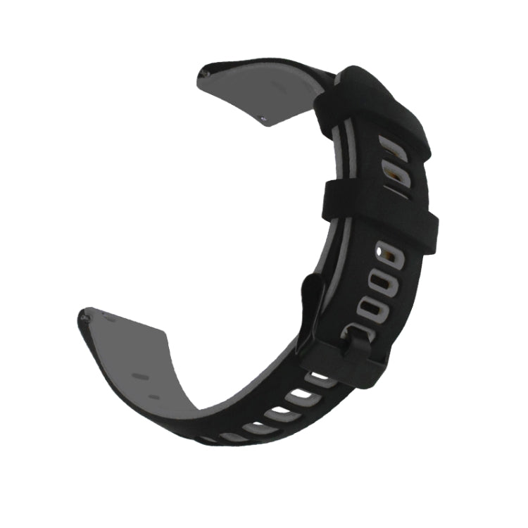 Cinturino di ricambio universale in silicone bicolore, 20mm, 22mm