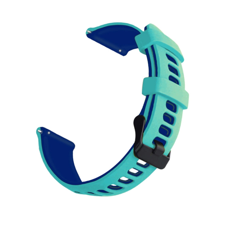 Cinturino di ricambio universale in silicone bicolore, 20mm, 22mm