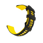 Cinturino di ricambio universale in silicone bicolore, 20mm, 22mm