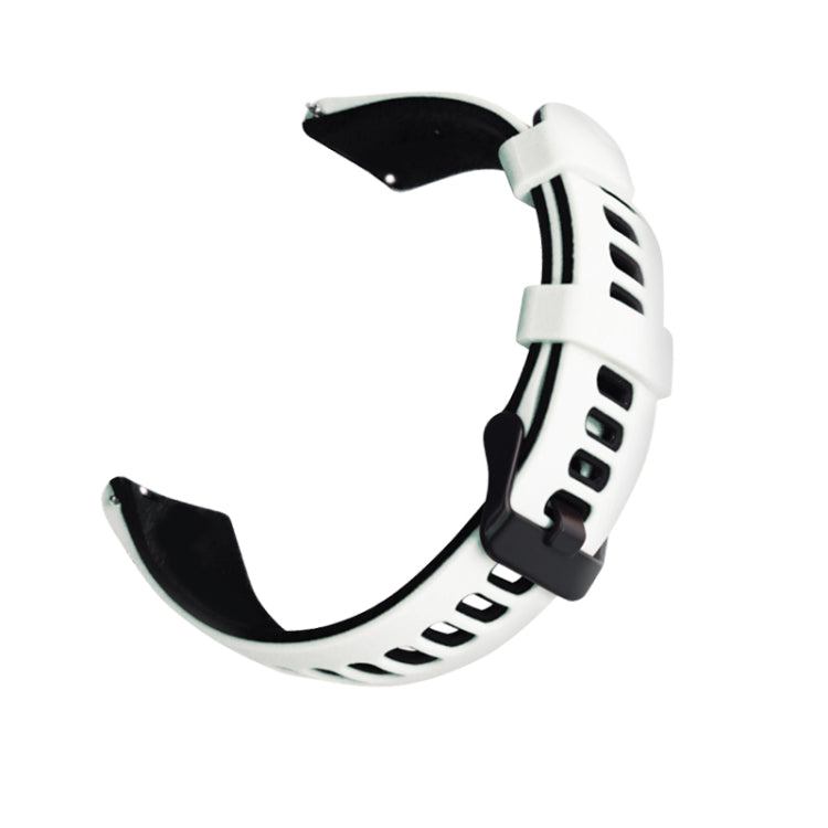Cinturino di ricambio universale in silicone bicolore, 20mm, 22mm