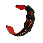 Cinturino di ricambio universale in silicone bicolore, 20mm, 22mm