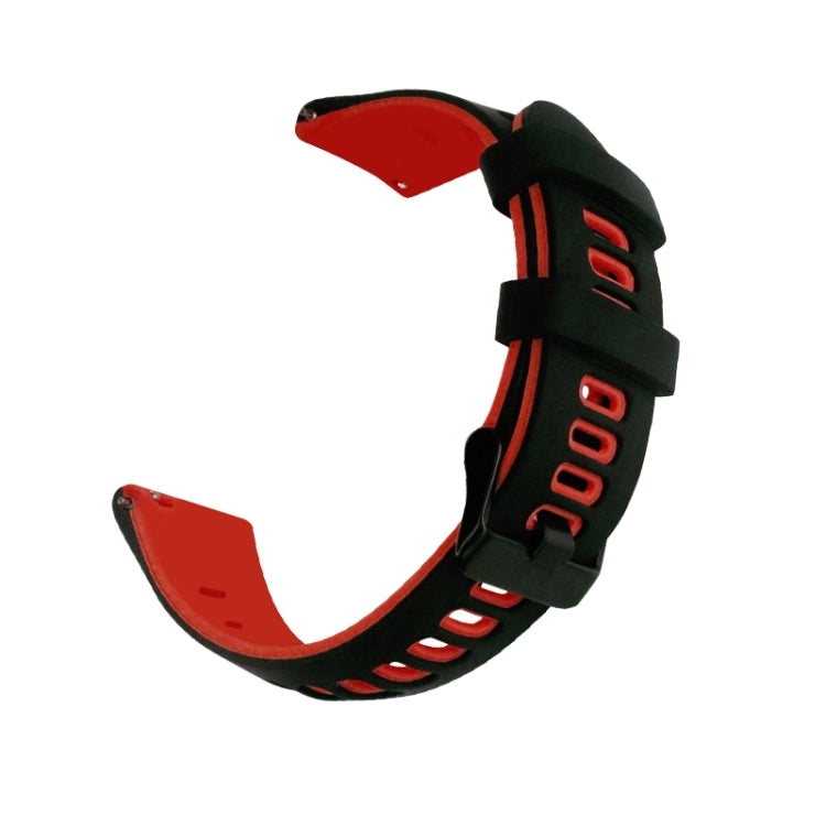 Cinturino di ricambio universale in silicone bicolore, 20mm, 22mm