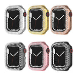 Custodia protettiva con diamanti per Apple Watch 41/45mm