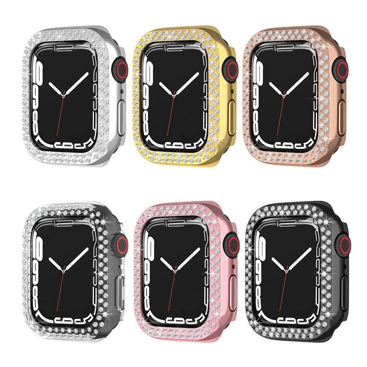 Custodia protettiva con diamanti per Apple Watch 41/45mm