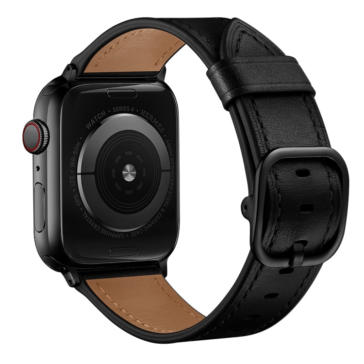 Cinturino di ricambio in pelle cinturino per Apple Watch Series, 7 41mm / 6&SE&5&4 40mm / 3&2&1 38mm, 7 45mm / 6&SE&5&4 44mm / 3&2&1 42mm