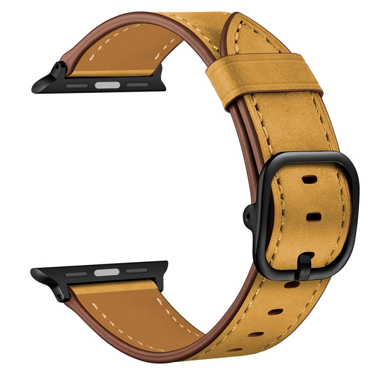 Cinturino di ricambio in pelle cinturino per Apple Watch Series, 7 41mm / 6&SE&5&4 40mm / 3&2&1 38mm, 7 45mm / 6&SE&5&4 44mm / 3&2&1 42mm