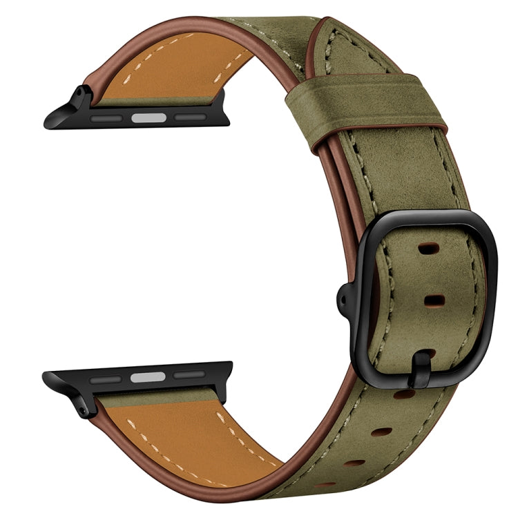 Cinturino di ricambio in pelle cinturino per Apple Watch Series, 7 41mm / 6&SE&5&4 40mm / 3&2&1 38mm, 7 45mm / 6&SE&5&4 44mm / 3&2&1 42mm