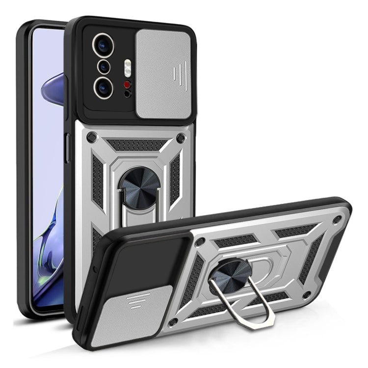 Cover per fotocamera scorrevole Custodia protettiva in TPU + PC, For Xiaomi Mi 11T / 11T Pro