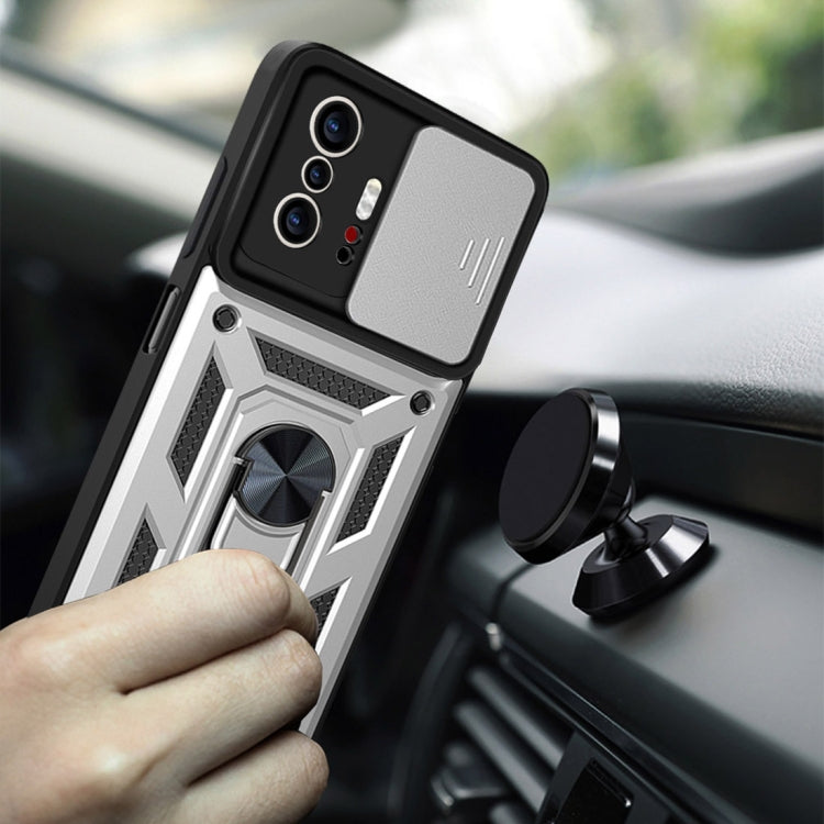 Cover per fotocamera scorrevole Custodia protettiva in TPU + PC, For Xiaomi Mi 11T / 11T Pro