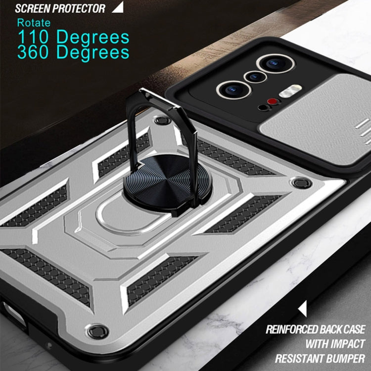 Cover per fotocamera scorrevole Custodia protettiva in TPU + PC, For Xiaomi Mi 11T / 11T Pro