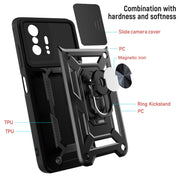 Cover per fotocamera scorrevole Custodia protettiva in TPU + PC, For Xiaomi Mi 11T / 11T Pro