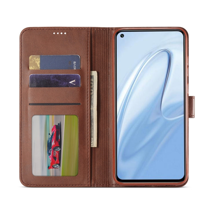 LC.IMEEKE Custodia in pelle per telefono a vibrazione orizzontale con struttura in vitello con supporto, slot per schede e portafoglio, For Xiaomi Redmi Note 10 Lite, For Xiaomi Mi 11T / 11T Pro
