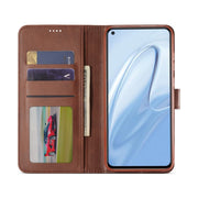 LC.IMEEKE Custodia in pelle per telefono a vibrazione orizzontale con struttura in vitello con supporto, slot per schede e portafoglio, For Xiaomi Redmi Note 10 Lite, For Xiaomi Mi 11T / 11T Pro