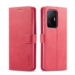 LC.IMEEKE Custodia in pelle per telefono a vibrazione orizzontale con struttura in vitello con supporto, slot per schede e portafoglio, For Xiaomi Redmi Note 10 Lite, For Xiaomi Mi 11T / 11T Pro