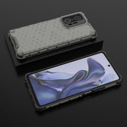PC a nido d'ape antiurto + custodia per telefono in TPU, For Xiaomi Mi 11T / 11T Pro