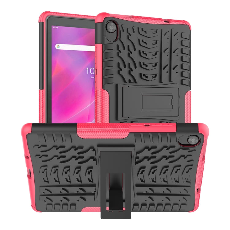 Custodia per tablet antiurto in TPU + PC con trama di pneumatici con supporto, For Lenovo Tab M8 3rd Gen / M8 HD