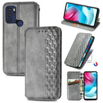 Custodia per telefono in pelle magnetica con vibrazione orizzontale pressata a griglia cubica con supporto, slot per schede e portafoglio, For Motorola Moto G60S, For Tecno Pova 2, For vivo X70 Pro, For vivo X70