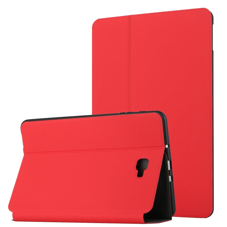 Custodia in pelle per tablet ribaltabile orizzontale a doppia piegatura con supporto e funzione Sleep / Wake-up, For Samsung Galaxy Tab A 8.0 2019 SM-T290, For Samsung Galaxy Tab A 10.1 2019, For Samsung Galaxy Tab A 10.1 T580/T585C                    ...