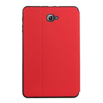 Custodia in pelle per tablet ribaltabile orizzontale a doppia piegatura con supporto e funzione Sleep / Wake-up, For Samsung Galaxy Tab A 8.0 2019 SM-T290, For Samsung Galaxy Tab A 10.1 2019, For Samsung Galaxy Tab A 10.1 T580/T585C                    ...