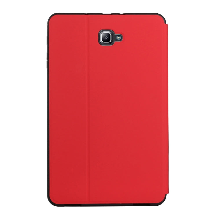 Custodia in pelle per tablet ribaltabile orizzontale a doppia piegatura con supporto e funzione Sleep / Wake-up, For Samsung Galaxy Tab A 8.0 2019 SM-T290, For Samsung Galaxy Tab A 10.1 2019, For Samsung Galaxy Tab A 10.1 T580/T585C                    ...