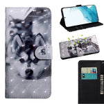 Custodia per telefono in pelle a vibrazione orizzontale con motivo dipinto 3D con supporto e cordino, For Samaung Galaxy S22 5G, For Samaung Galaxy S22+ 5G