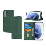 Custodia per telefono in pelle PU con vibrazione orizzontale magnetica con cuciture a trama tessuta, For Samaung Galaxy S22 5G, For Samaung Galaxy S22+ 5G