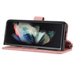 Custodia in pelle per telefono a vibrazione orizzontale in PU + TPU con fibbia magnetica a righe in rilievo, For Samsung Galaxy Z Fold3 5G, For Samsung Galaxy Z Fold2 5G, For Samaung Galaxy S22 5G, For Samaung Galaxy S22+ 5G