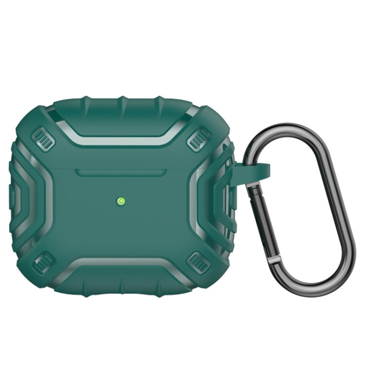 Custodia protettiva per auricolari anticaduta in TPU alieno con gancio per AirPods 3