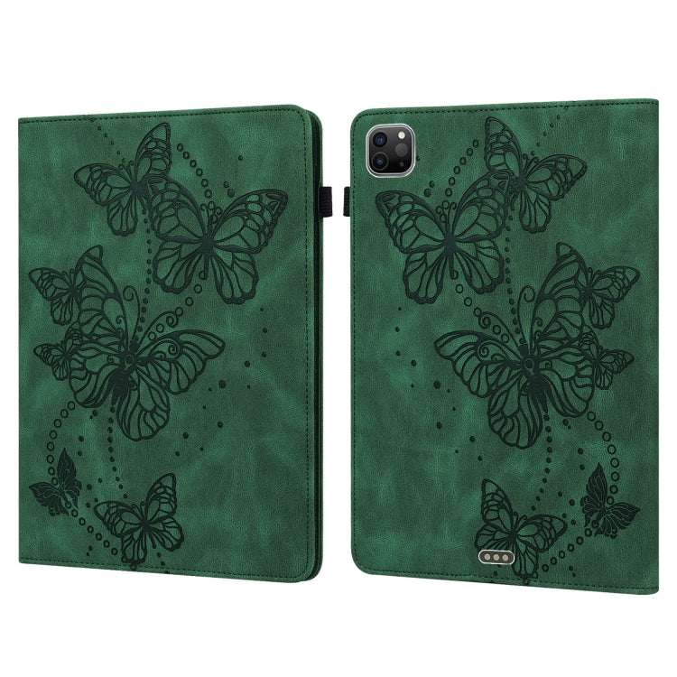 Custodia tablet in pelle con motivo farfalla compatibile iPad