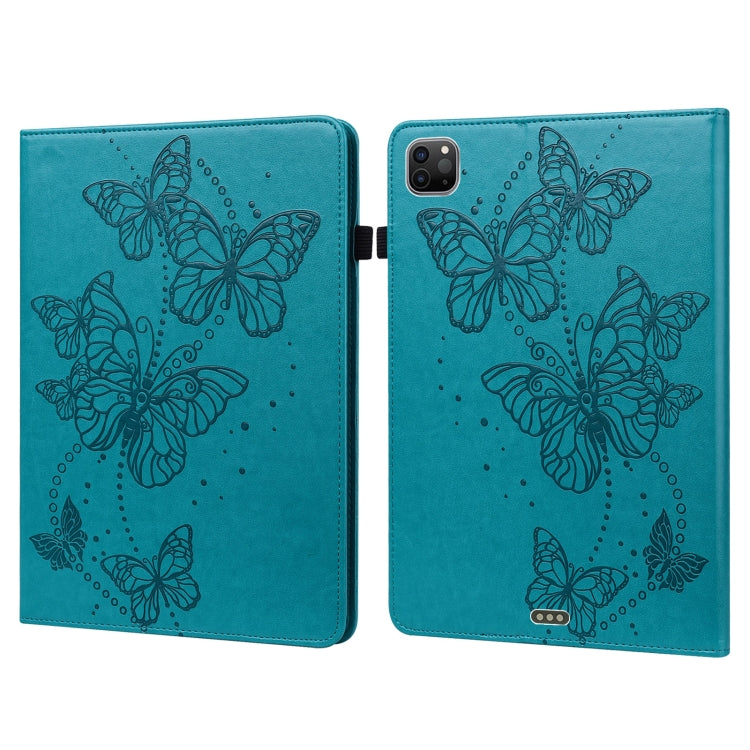 Custodia tablet in pelle con motivo farfalla compatibile iPad