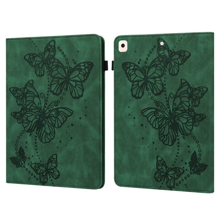 Custodia tablet in pelle con motivo farfalla compatibile iPad