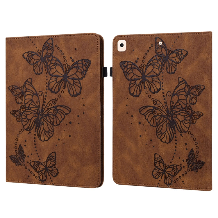 Custodia tablet in pelle con motivo farfalla compatibile iPad
