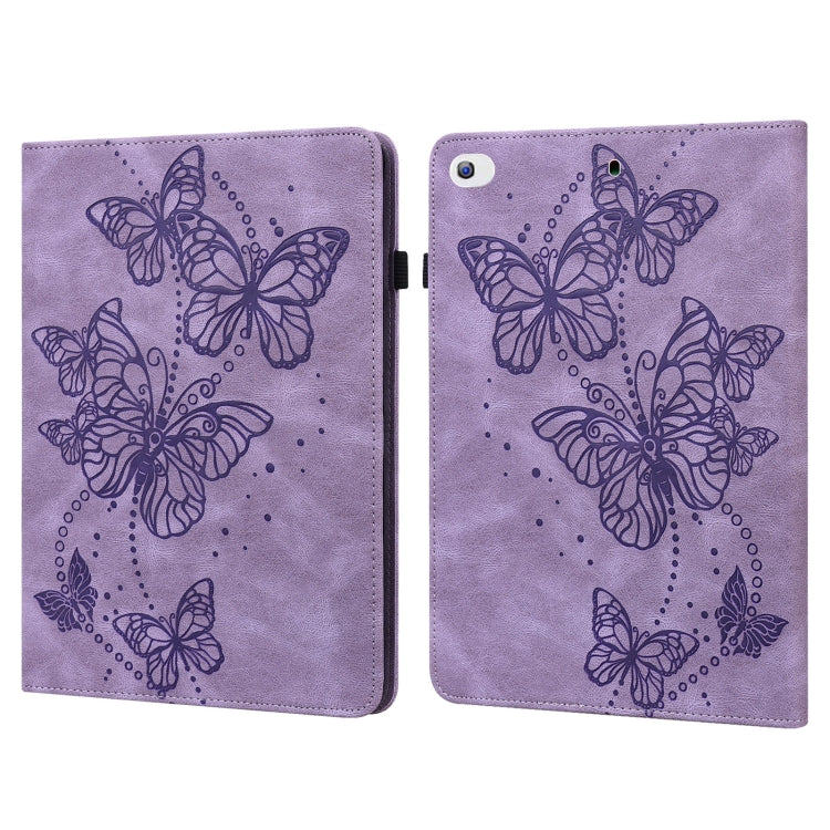 Custodia tablet in pelle con motivo farfalla compatibile iPad