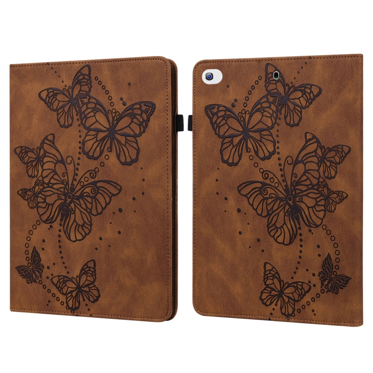 Custodia tablet in pelle con motivo farfalla compatibile iPad