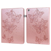 Custodia per tablet in pelle flip orizzontale con motivo a farfalla in rilievo, For iPad 9.7 (2018/2017) / Air 2 / Air
