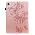 Custodia per tablet in pelle flip orizzontale con motivo a farfalla in rilievo, For Samsung Galaxy Tab A7 Lite T220/T225, For Samsung Galaxy Tab A7 10.4 (2020) T500/T505, For Samsung Galaxy Tab S8 / Galaxy Tab S7 T870/T875/T876B                        ...