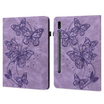 Custodia per tablet in pelle flip orizzontale con motivo a farfalla in rilievo, For Samsung Galaxy Tab A7 Lite T220/T225, For Samsung Galaxy Tab A7 10.4 (2020) T500/T505, For Samsung Galaxy Tab S8 / Galaxy Tab S7 T870/T875/T876B                        ...